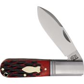 Rough Rider 017RB Original Barlow Red Jigged Bone