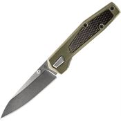 Gerber 1066549 Fuse Stonewash Linerlock Knife Green Handles