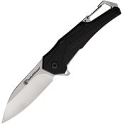 Smith & Wesson 1206288 Oasis Carabiner Linerlock Knife Black Handles