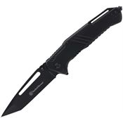 Smith & Wesson 1205907 Extreme Ops Black Linerlock Knife Black Handles