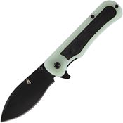 Gerber 1066479 Confidant Black Linerlock Knife Jade Handles