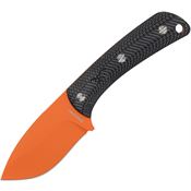 Browning 0499B Back Country Orange D2 Small Fixed Blade Knife Black Handles