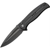 Civivi 230531 Incindie Black Stonewash Button Lock Knife Black Handles