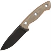 Browning 0508B Small Desolation Black Fixed Blade Knife Green Handles