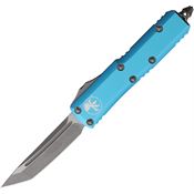 Microtech 23310APTQ Auto UTX-85 Apocalyptic Tanto OTF Knife Turquoise Handles