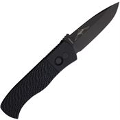 Pro Tech E7A06LH Auto Emerson Black CQC7 Left Hand Knife Black Handles