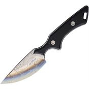 Mike Taylor BG10C Skalpel Crystalize Fixed Blade Knife Black Handles