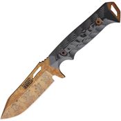 Dawson 49062 Shepherd Arizona Copper Fixed Blade Knife Black/Gray Handles