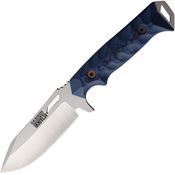 Dawson 84295 Shepherd satin Fixed Blade Knife Black/Blue Handles