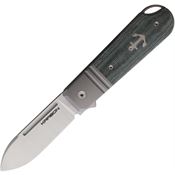 Karbon 103 Ahoy Spear Point Framelock Knife Denim Handles