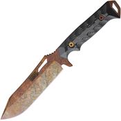 Dawson 16005 Shepherd XL Arizona Copper Fixed Blade Knife Green/Black Handles