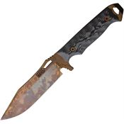 Dawson 83588 Marauder Arizona Copper Fixed Blade Knife Black/Gray Handles