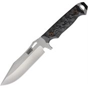 Dawson 49093 Marauder Fixed Blade Knife Black/Gray Handles