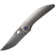 We 23037B1 Attor Framelock Knife Gray Handles