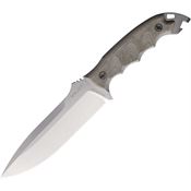 DPx HSX062 HEST 6 Stonewash Framelock Knife Green Handles