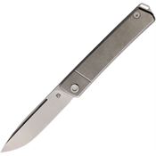 Medford 2114TD01TM Gentleman Jack 2 Tumbled Drop Point Knife Tumbled Handles