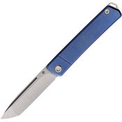 Medford 2114TT37A2 Gentleman Jack 2 Tumbled Tanto Knife Blue Handles