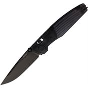 Acta Non Verba A100025 A100 Black A Lock Knife Ultem Black Handles