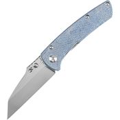 Kansept 1015E5 Main Street Stonewash Linerlock Knife Blue Handles