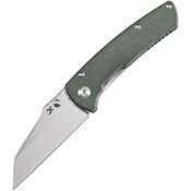 Kansept 1015E2 Main Street Stonewash Linerlock Knife Green Handles