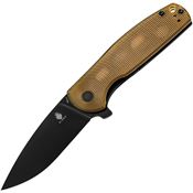 Kizer 3471A3 Gemini Black Linerlock Knife PEI Handles