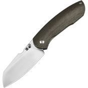 Artisan 1866GODG Prime Satin S90V Framelock Knife OD Green Handles