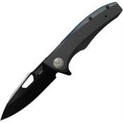 ASP 55721 Assist Open Police Duty Linerlock Knife Black Handles