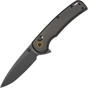 Browning 0546B Buckmark Black Drop Point Crossbar Lock Knife Black Handles