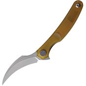 Cavol 09UW C09 Stonewash Linerlock Knife Ultem Handles