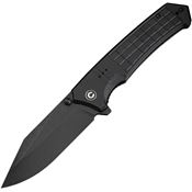 Civivi 230551 Tacticorix Black Stonewash Linerlock Knife Black Handles