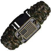 Coeburn 3009 Paracord Bracelet Flag Emblem