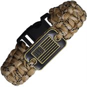 Coeburn 3010 Paracord Bracelet Flag Emblem