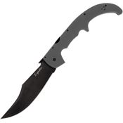 Cold Steel 62MGCGRBK XL Espada Black Clip Point Lockback Knife Gray Handles