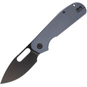 Eutektik 014 EFD Black Stonewash Linerlock Knife Denim G10 Handles