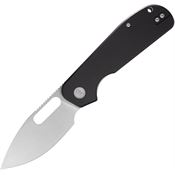 Eutektik 007 EFD Stonewash Linerlock Knife Black G10 Handles