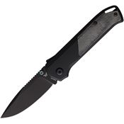 Flytanium 1310 Arcade Black Shark-Lock Knife Black Handles