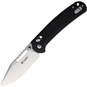 Ganzo 768BK Satin G-Lock Knife Black Handles