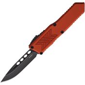 Guardian Tactical 124611BO Auto GTX025 Black Stonewash Elmax Drop Point OTF Knife Burnt Handles