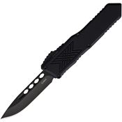 Guardian Tactical 123111 Auto GTX025 Black Elmax Drop Point OTF Knife Black Handles