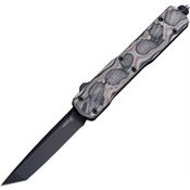 Hogue 34867 Auto Counterstrike Black Tanto Point OTF Knife Black/Brown Handles