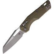 Microtech 210T10APPMOD MSI Apocalyptic Ram-Lok Knife Tri Grip OD Green Handles