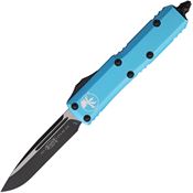 Microtech 2311TQ Auto Daytona Two-Tone Single Edge OTF Knife Turquoise Handles