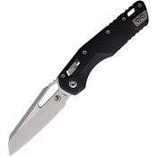 Microtech 21010FL MSI Stonewash Ram-Lock Knife Black Handles