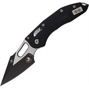 Microtech 16250 Stitch Two-Tone Single Edge Ram-Lok Knife Knife Black Handles