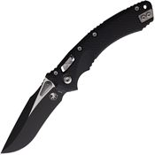 Microtech 16381 Amphibian Two-Tone Single Edge Ram-Lok Knife Black Handles