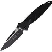 Microtech 1601T Socom Elite Two-Tone Single Edge Linerlock Knife Black Handles