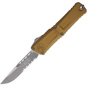 Microtech 114311APTA Auto Combat Troodon Part Serrated Apocalyptic Single Edge Gen III Knife Handles