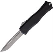 Microtech 170510AP Auto Hera II Apocalyptic Recurve OTF Knife Black Handles