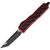 Microtech 1271RDBIS Auto UTX-85 Daytona Two-Tone Tanto OTF Knife Red Handles