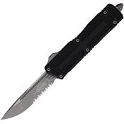 Microtech 127811AP Auto Scarab II Part Serrated Apocalyptic Single Edge Gen III OTF Knife Handles